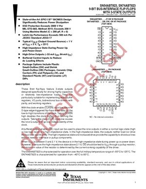 SN74ABT823DBR datasheet  